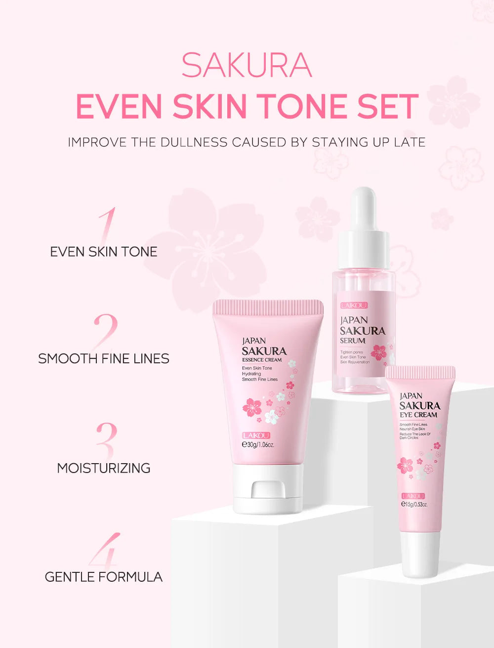 LAIKOU Luxury Set with Vitamin C & 24K Gold – Complete Glow & Premium Skincare Experience