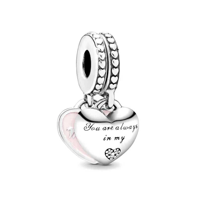 Accessories for bracelets made from 925 European silver, perfect for all family members and friends
