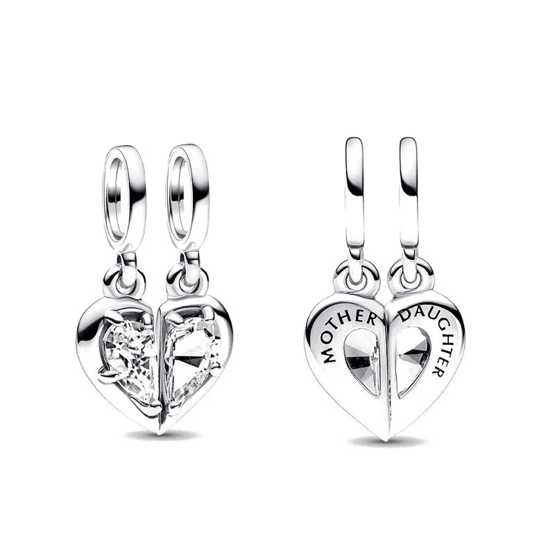 Accessories for bracelets made from 925 European silver, perfect for all family members and friends