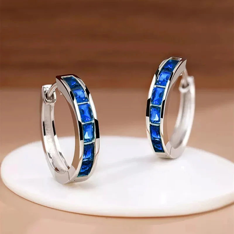 Huitan Classic Hoop Earrings – Simple and Elegant Jewelry Overflowing with Charm