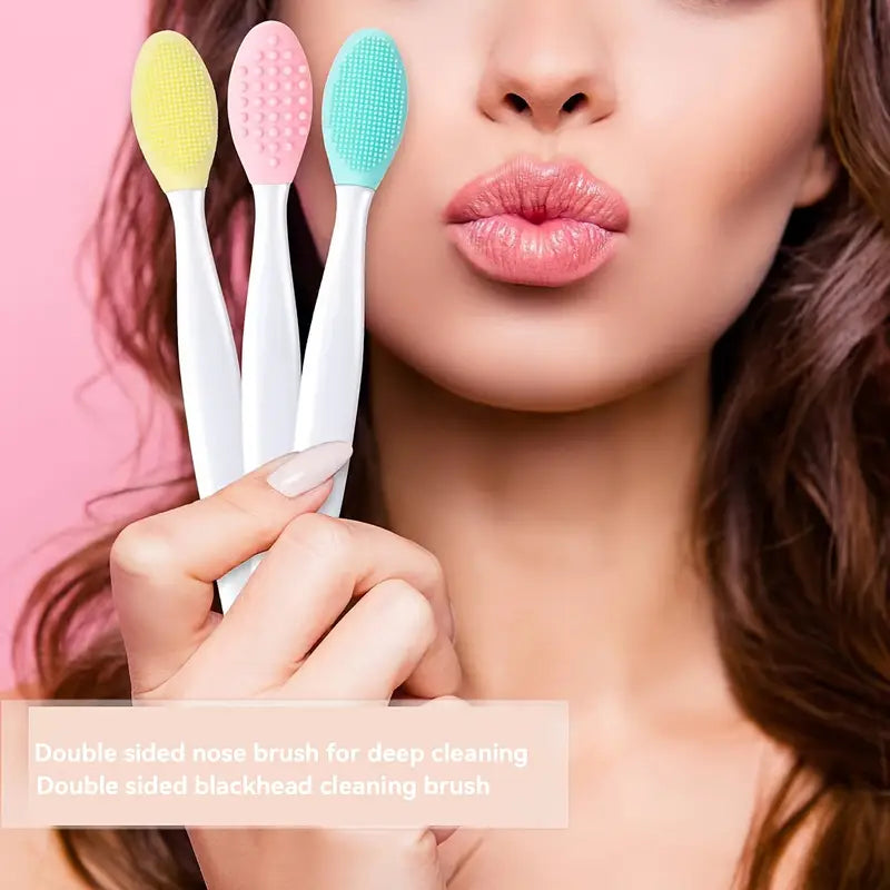 Luxury Dual-Sided Skin Care Brush – Deep Cleanse, Gentle Exfoliation & Naturally Radiant Glow