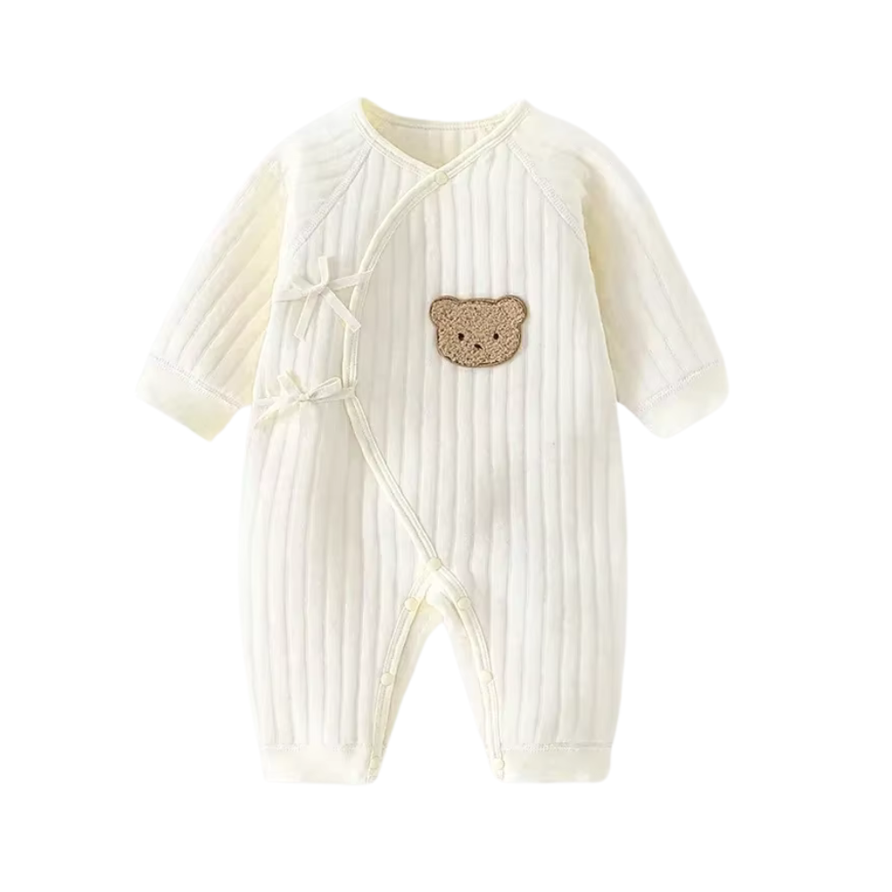 Winter Baby Romper with Long Sleeves – Minimalist One-Piece Design for Timeless Warmth & Effortless Style