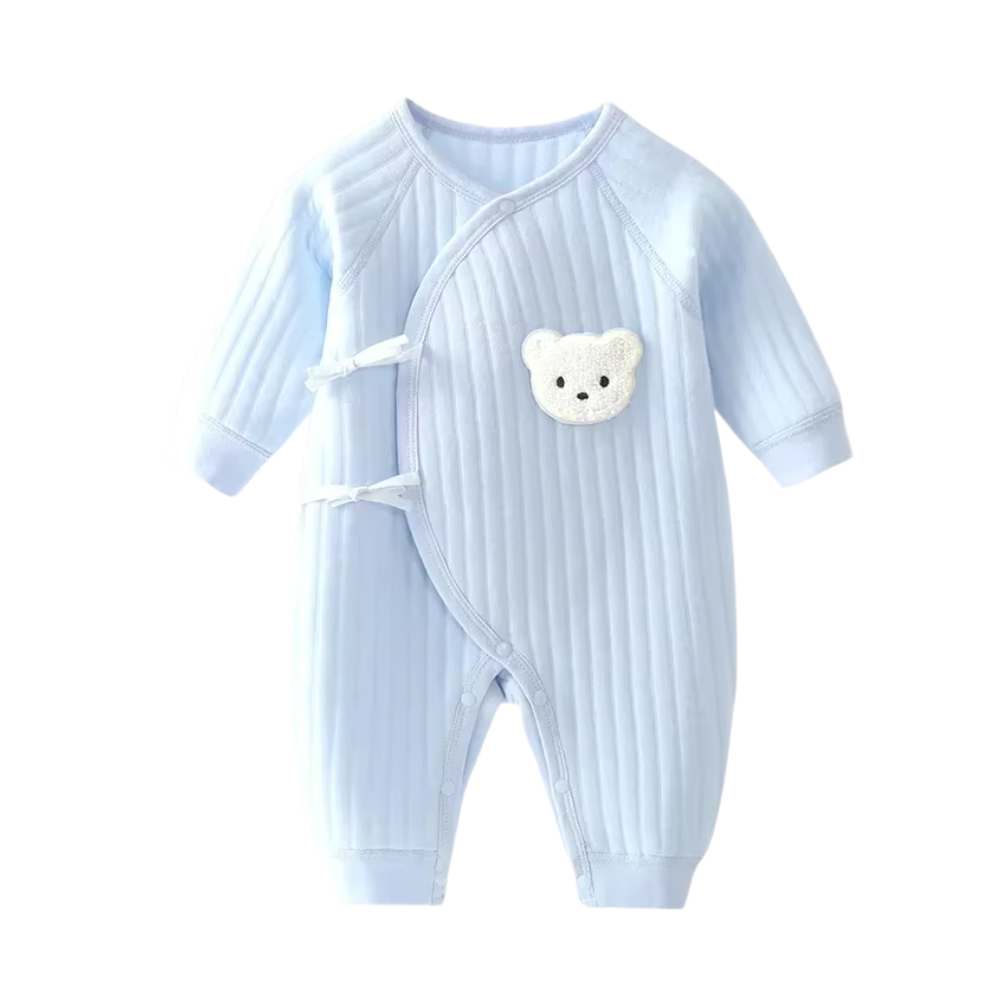 Winter Baby Romper with Long Sleeves – Minimalist One-Piece Design for Timeless Warmth & Effortless Style