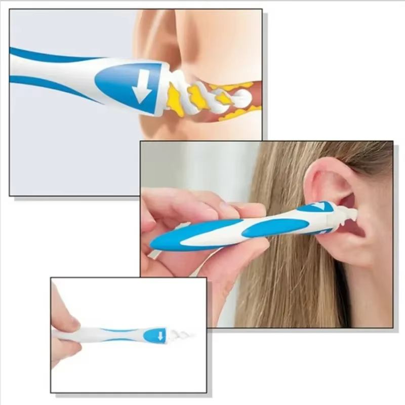 Gentle & Safe Ear Wax Remover – Soft Silicone Cleaner with Replaceable Tips