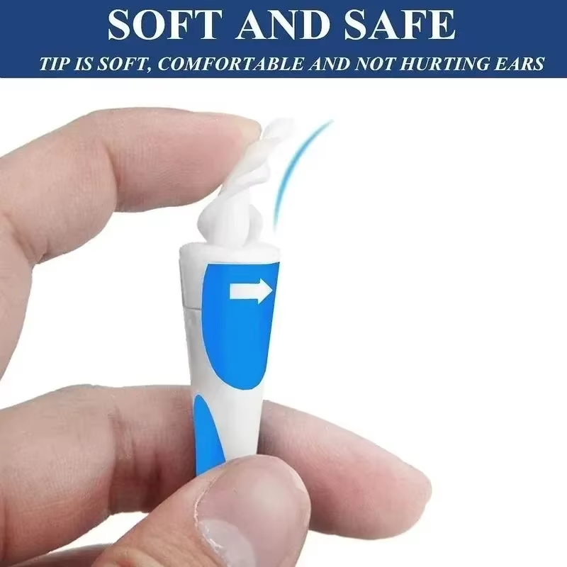 Gentle & Safe Ear Wax Remover – Soft Silicone Cleaner with Replaceable Tips