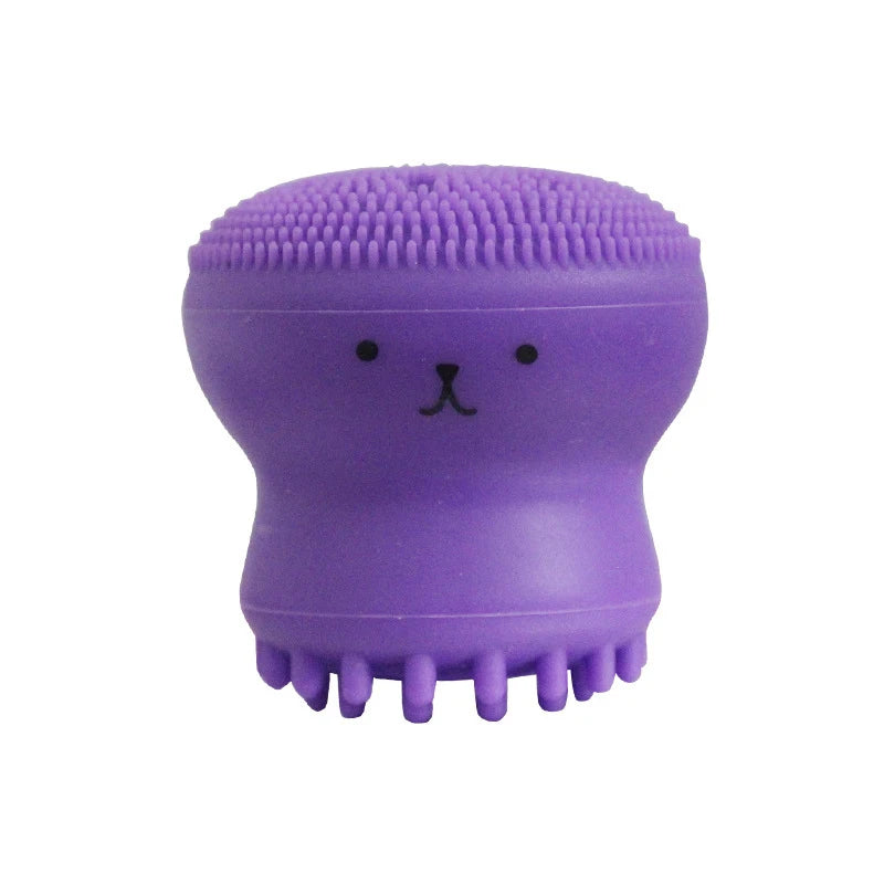 Mini Octopus-Shaped Silicone Facial Brush – Exfoliating & Massaging Tool for Daily Skin Care Perfection