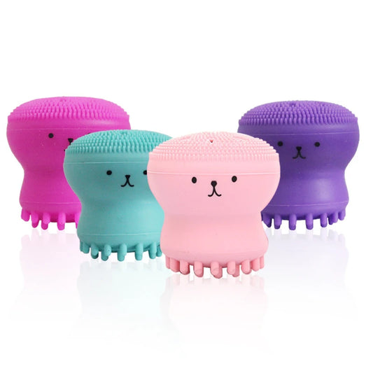 Mini Octopus-Shaped Silicone Facial Brush – Exfoliating & Massaging Tool for Daily Skin Care Perfection