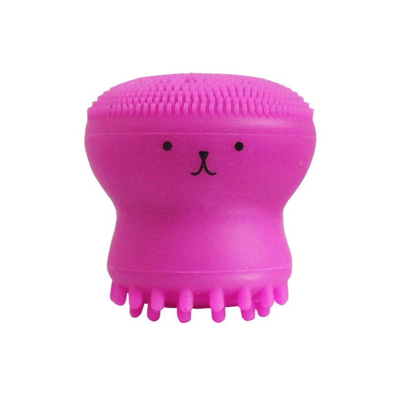 Mini Octopus-Shaped Silicone Facial Brush – Exfoliating & Massaging Tool for Daily Skin Care Perfection