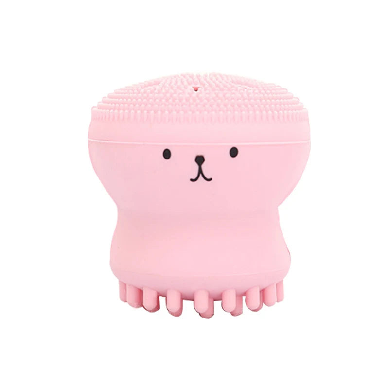 Mini Octopus-Shaped Silicone Facial Brush – Exfoliating & Massaging Tool for Daily Skin Care Perfection