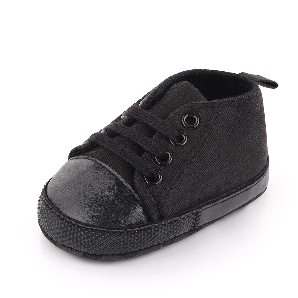 Chic Star-Print Baby Shoes – Stylish & Non-Slip for Early Walkers
