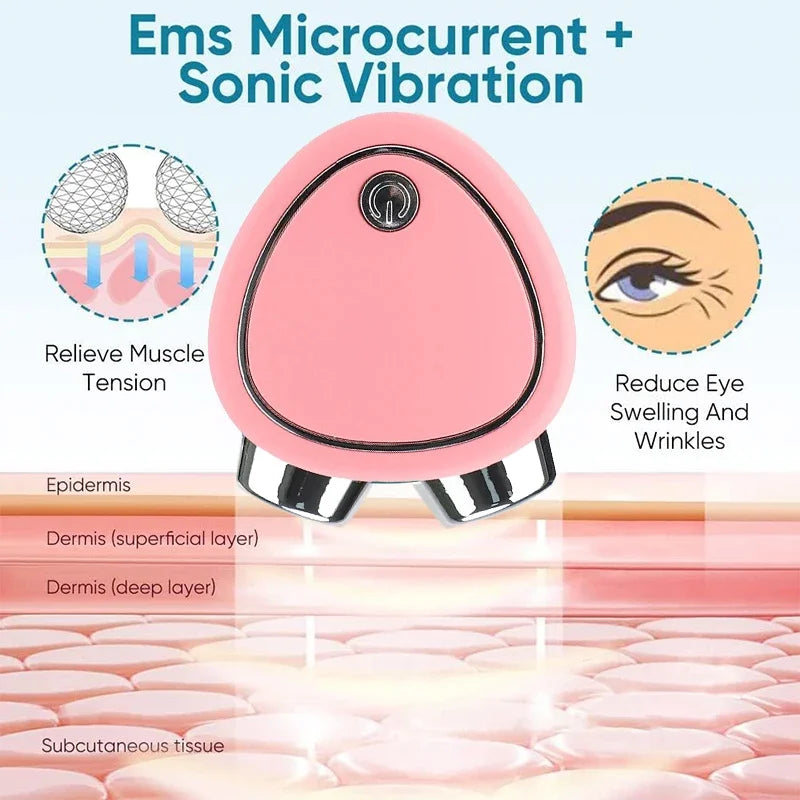 Smart Luxury Skin Lifting & Rejuvenation Device – EMS & Microcurrent Technology for Youthful Radiance
