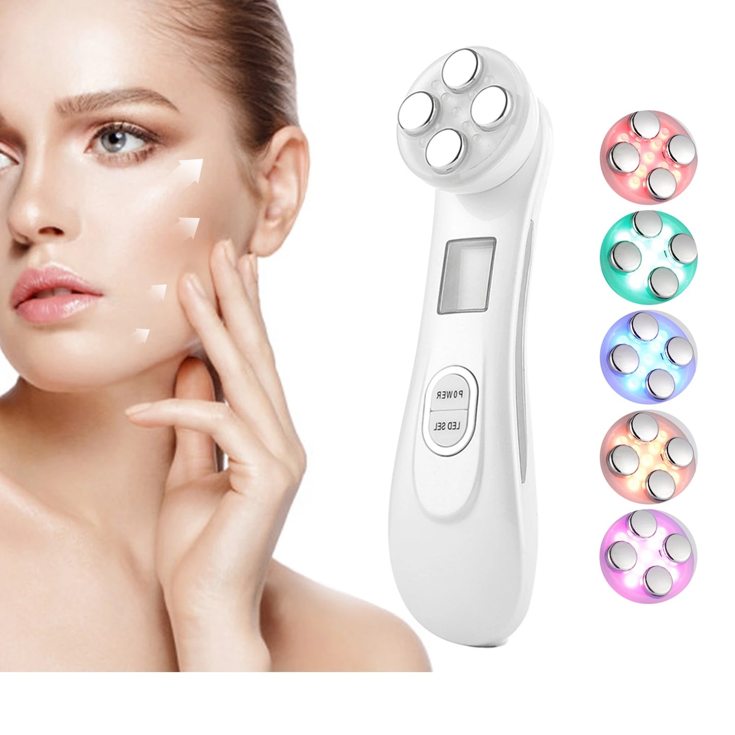 Facial Beauty Device with Photon Electroporation | Advanced EMS Lifting, Deep Skin Tightening & Radiant Rejuvenation Technology