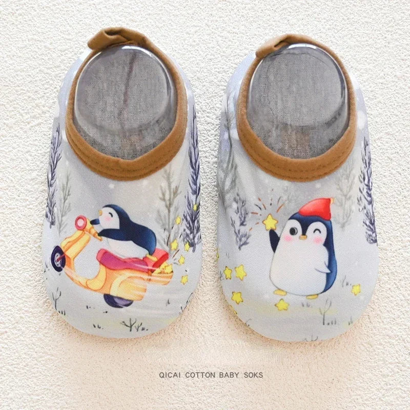 Colorful Cartoon Baby Water Shoes – Non-Slip Beach & Swim Sneakers for Fun and Safety