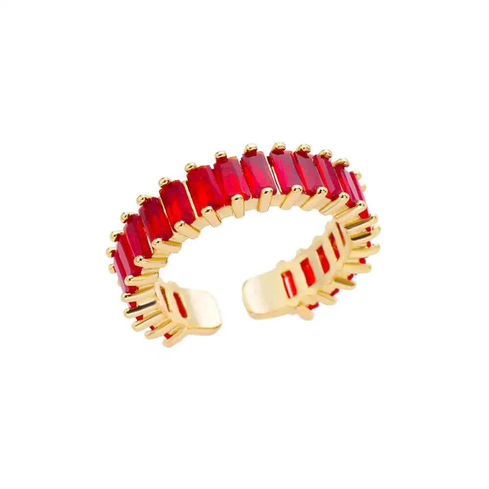 Cinderella Luxury Rings Collection - 316L Stainless Steel Gold Rings for Women
