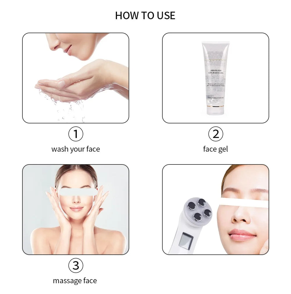 Facial Beauty Device with Photon Electroporation | Advanced EMS Lifting, Deep Skin Tightening & Radiant Rejuvenation Technology