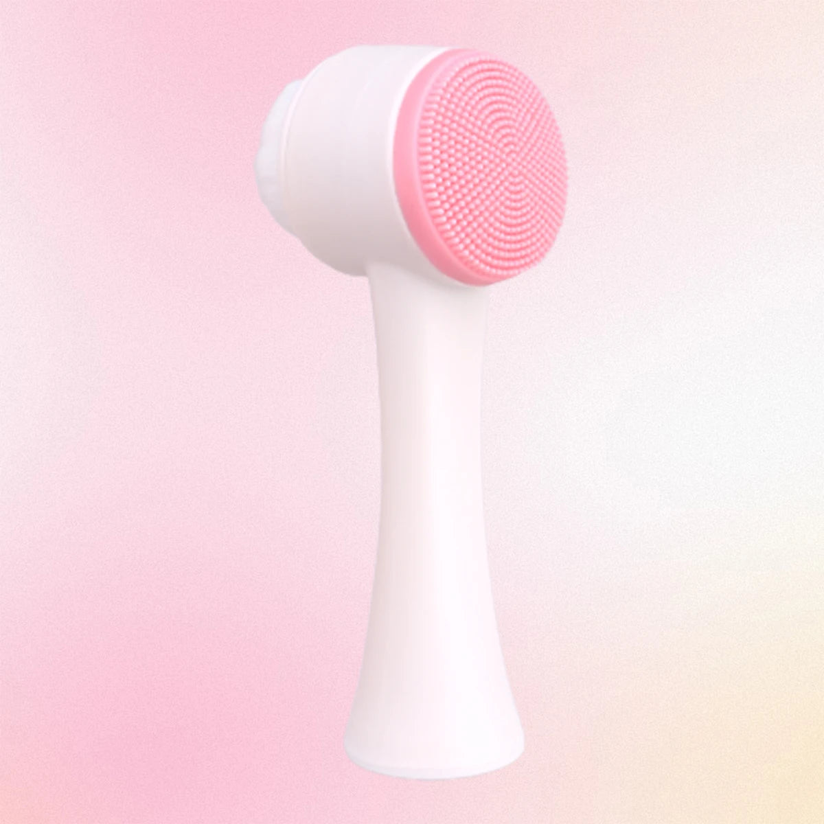 Cepillo facial de silicona de doble cara: limpieza profunda con precisión suave