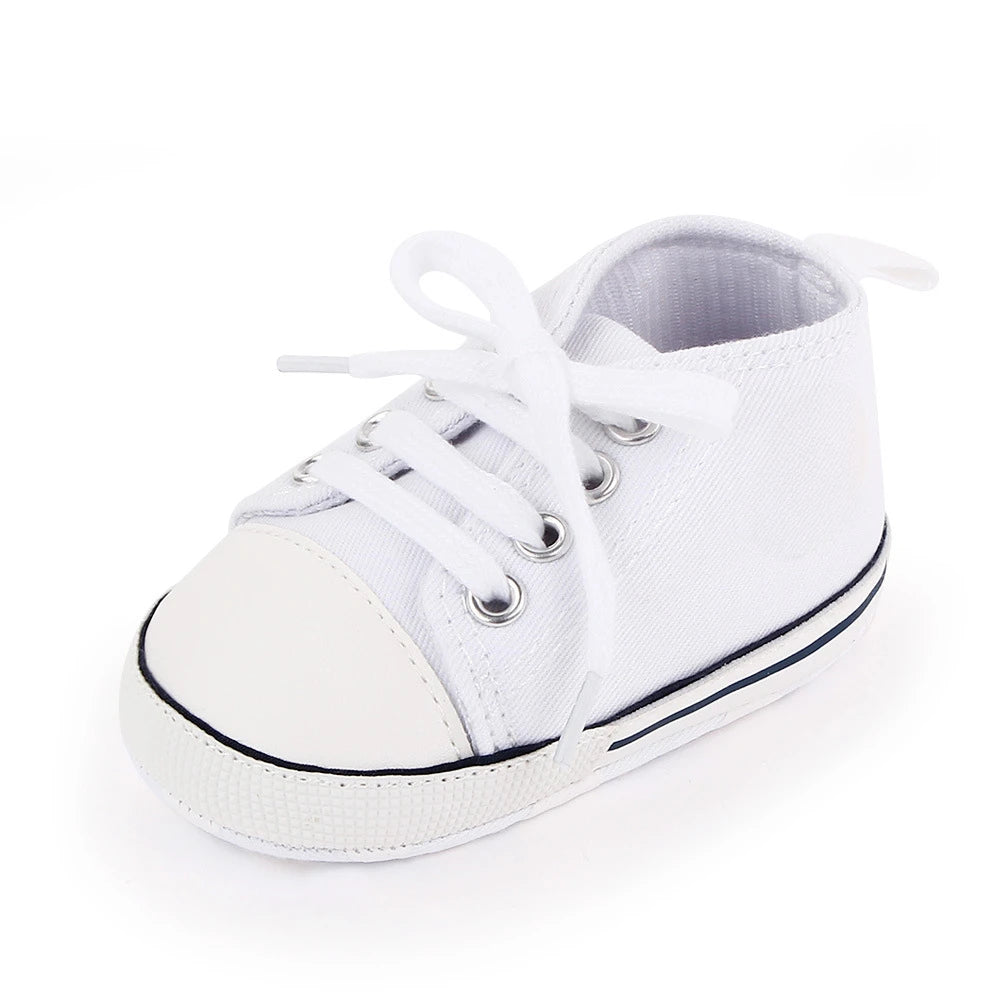 Chic Star-Print Baby Shoes – Stylish & Non-Slip for Early Walkers
