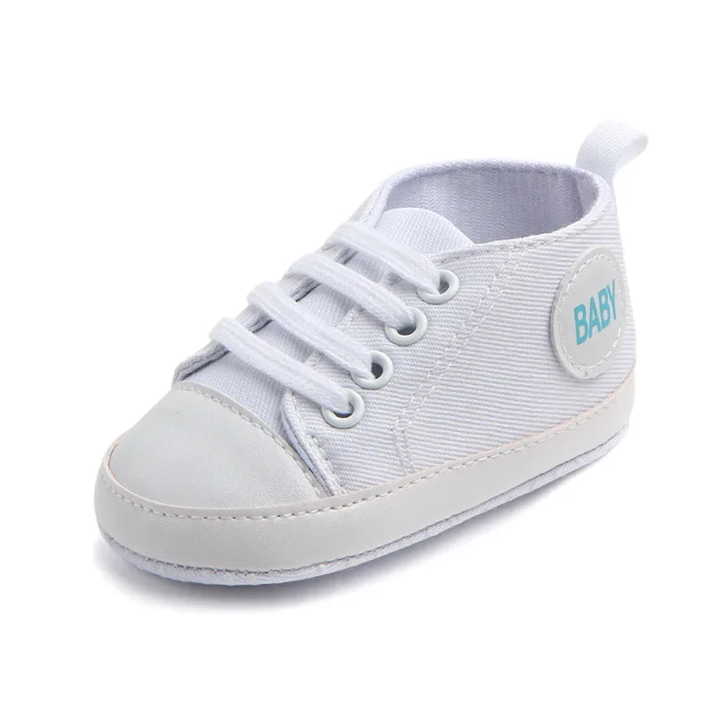 Chic Star-Print Baby Shoes – Stylish & Non-Slip for Early Walkers