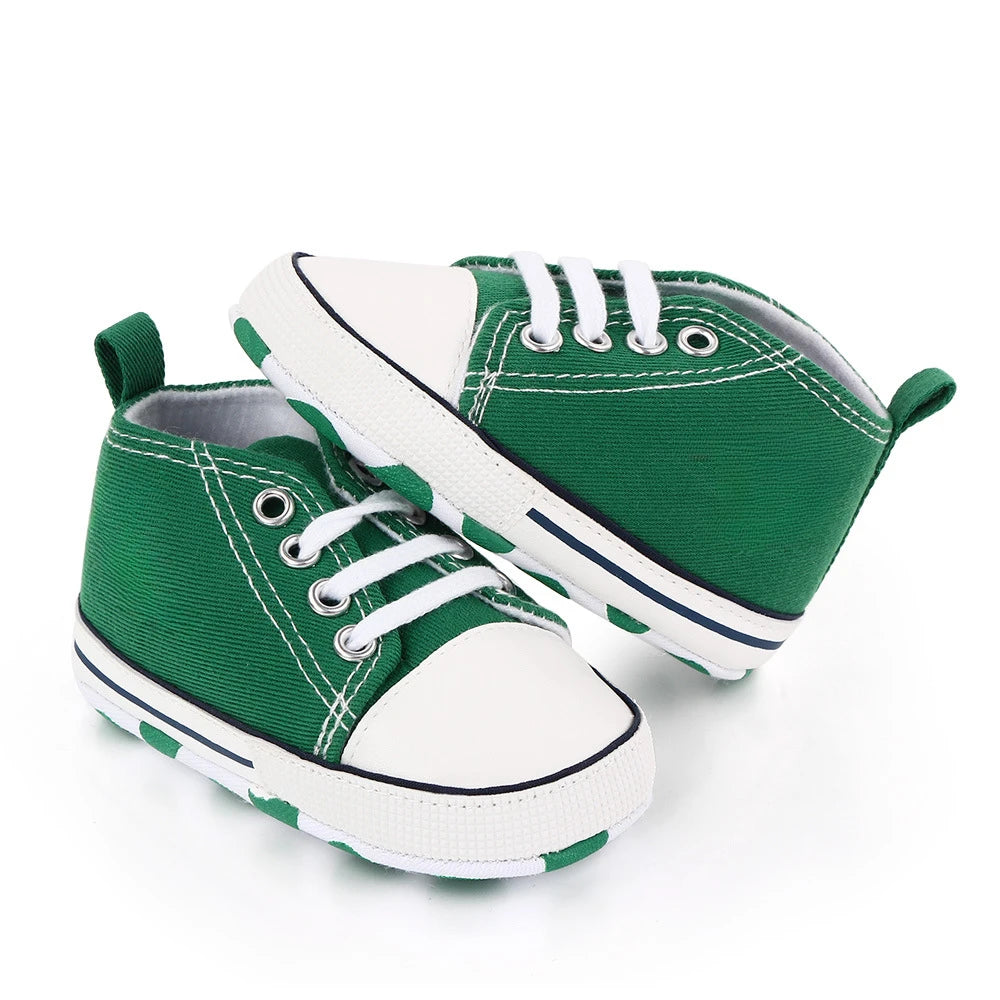 Chic Star-Print Baby Shoes – Stylish & Non-Slip for Early Walkers