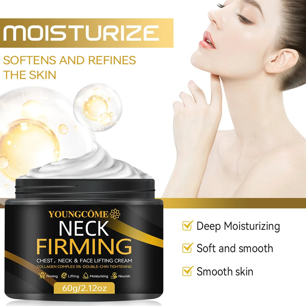 Refined Neck, Chest & Face Firming Cream – Professional Collagen & Retinol Blend for Deep Hydration and Enhanced Skin Elasticity