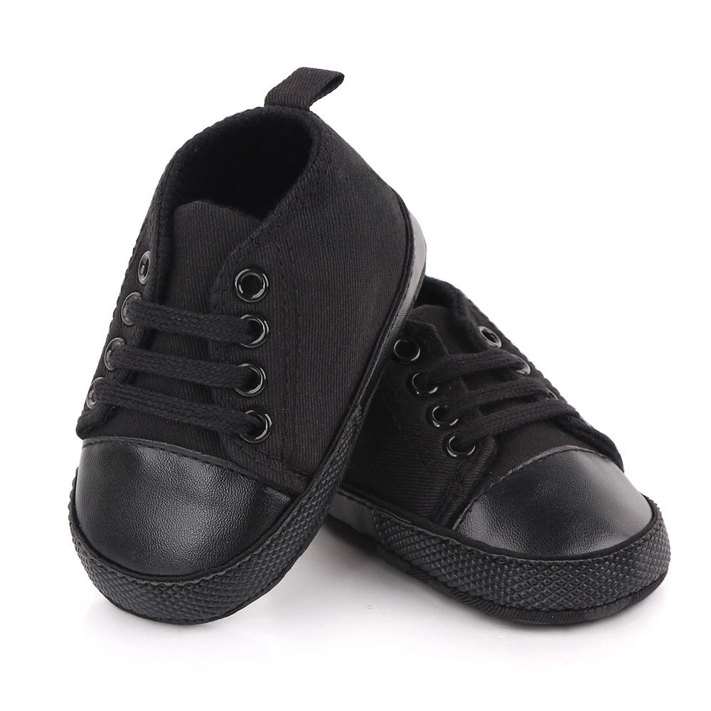 Chic Star-Print Baby Shoes – Stylish & Non-Slip for Early Walkers