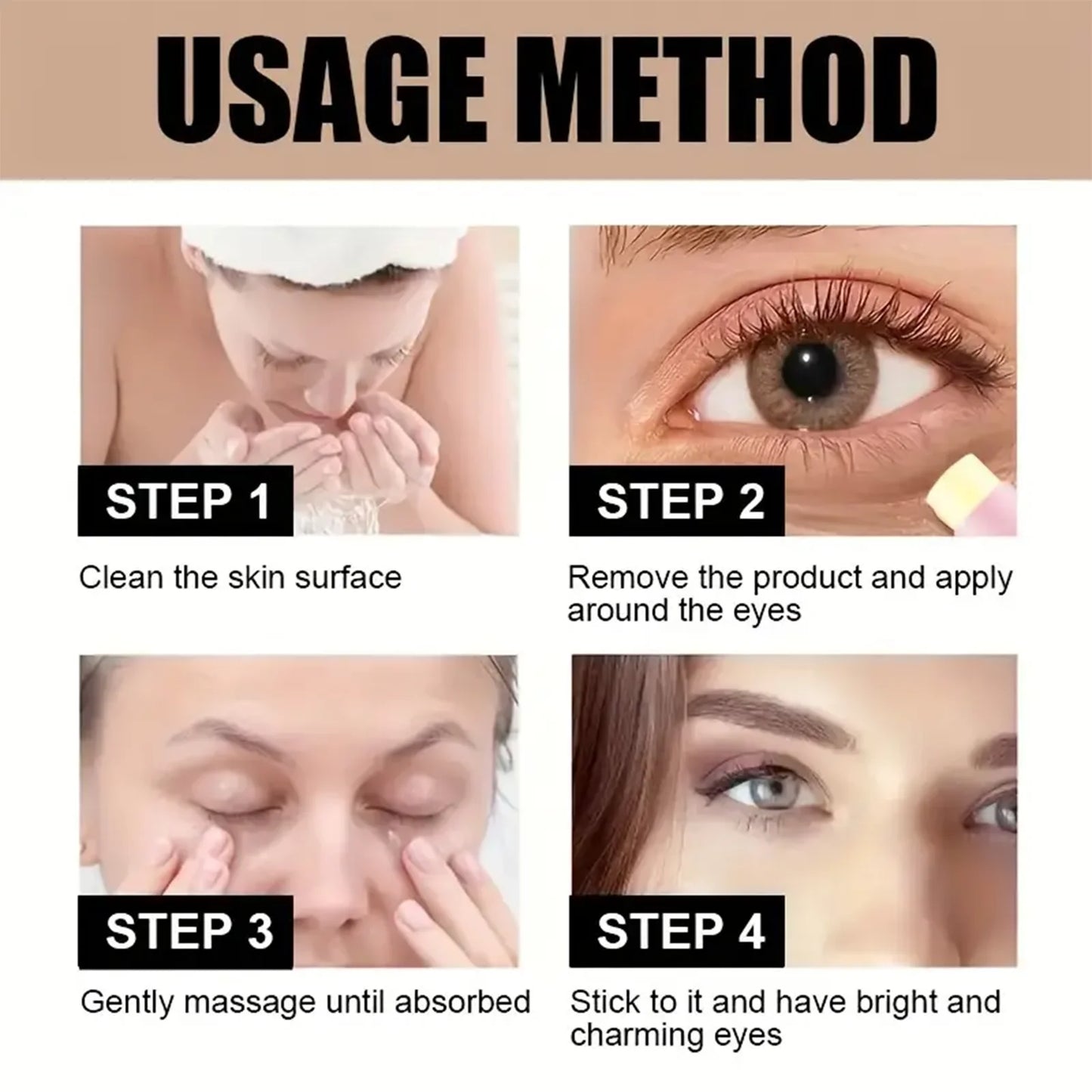 Caffeine Eye Cream Stick – Brightening, Hydrating & Depuffing for a Youthful Eye Areain