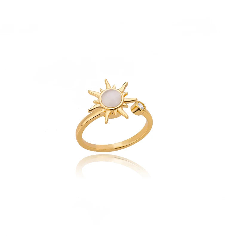 Cinderella Luxury Rings Collection - 316L Stainless Steel Gold Rings for Women