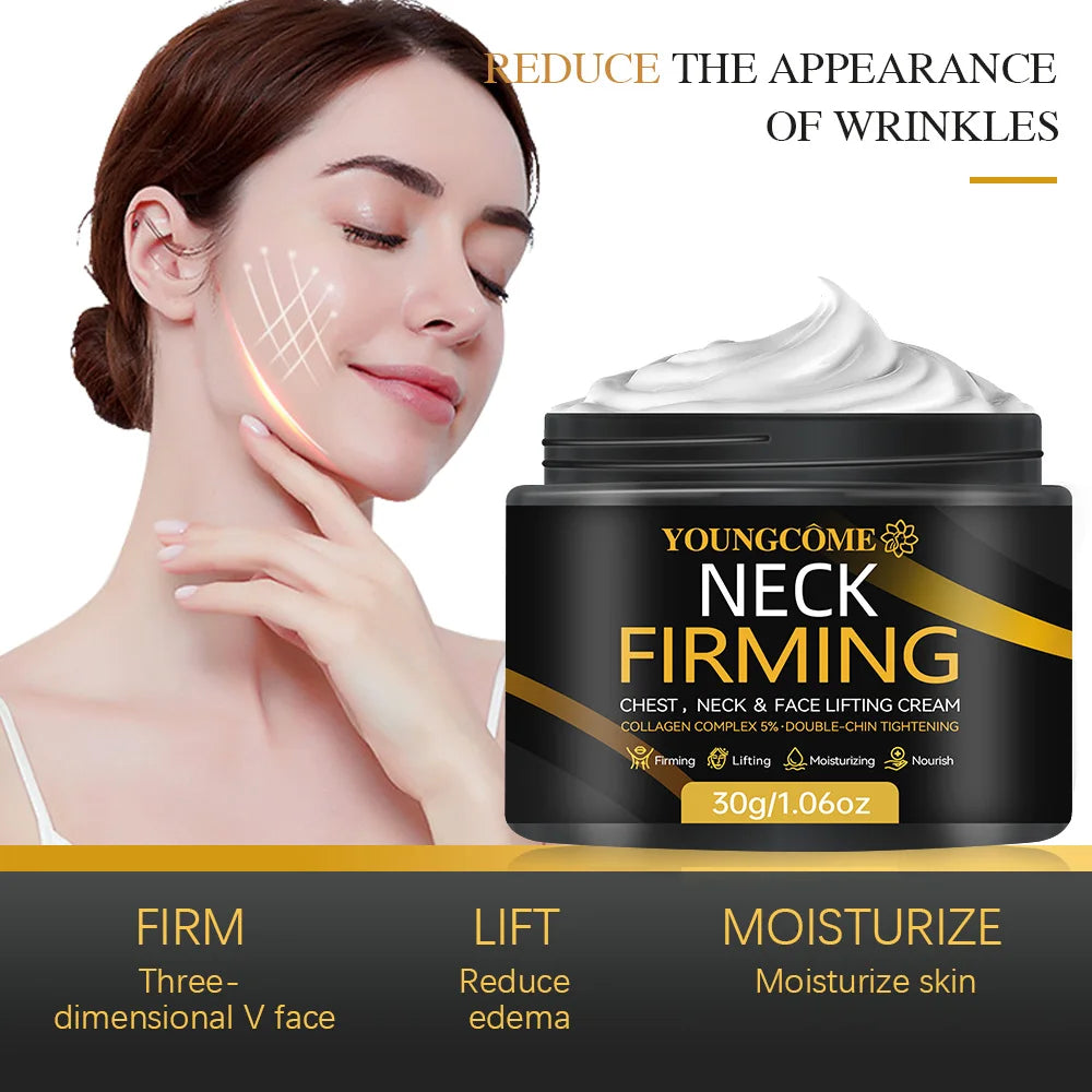 Refined Neck, Chest & Face Firming Cream – Professional Collagen & Retinol Blend for Deep Hydration and Enhanced Skin Elasticity