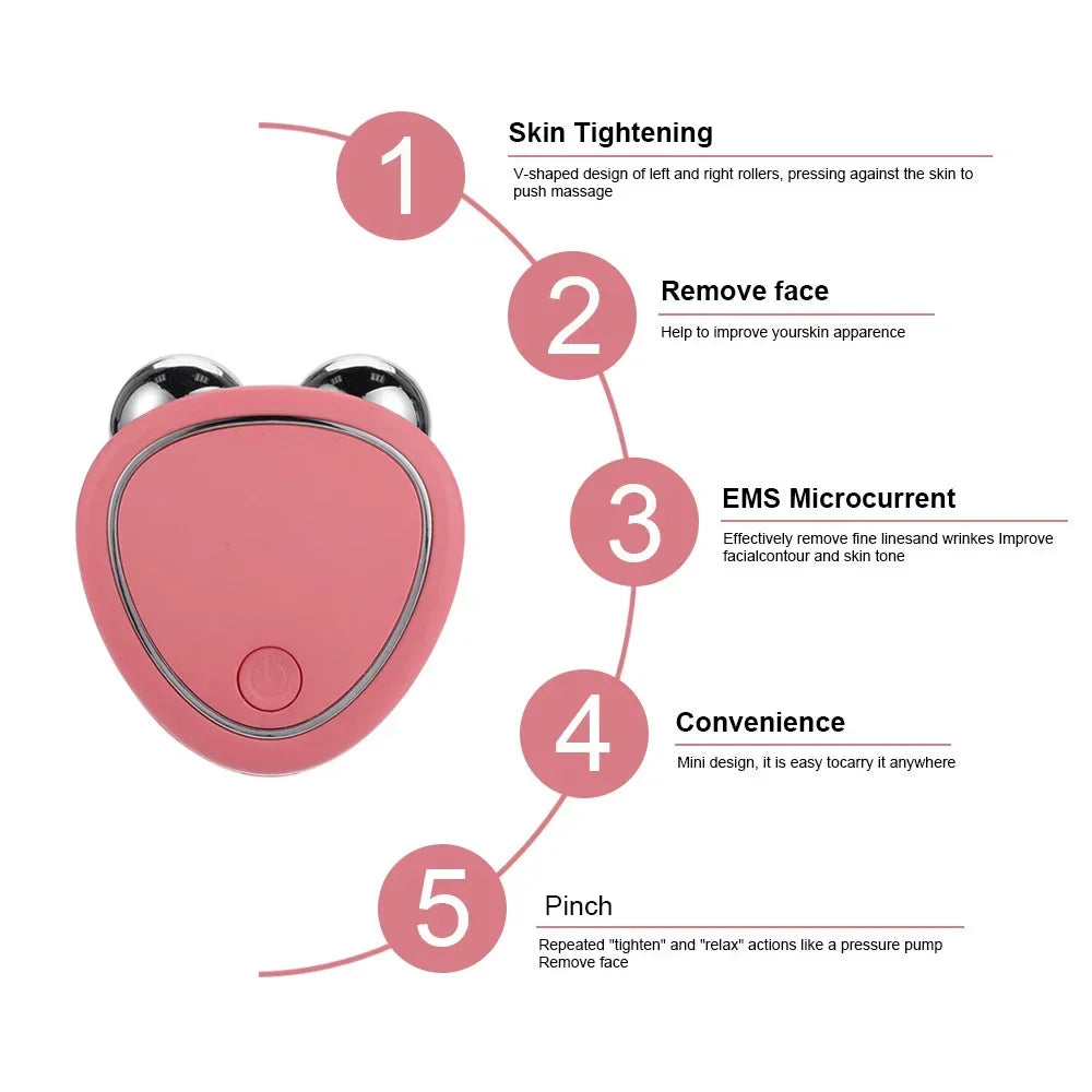 Smart Luxury Skin Lifting & Rejuvenation Device – EMS & Microcurrent Technology for Youthful Radiance