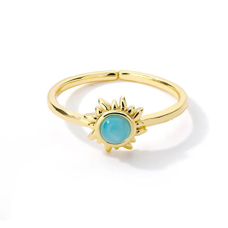 Cinderella Luxury Rings Collection - 316L Stainless Steel Gold Rings for Women