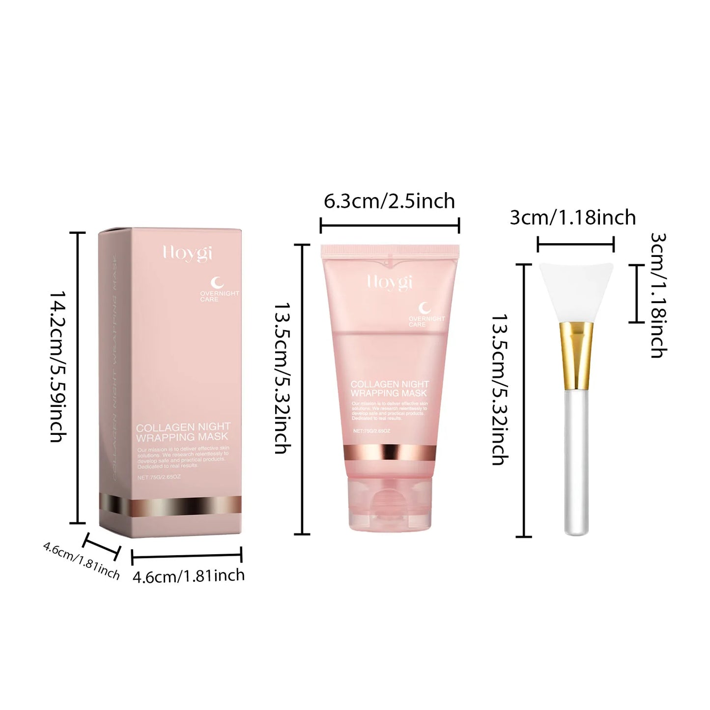 Luxury Collagen Exfoliating Mask – Deep Clean & Korean Skincare Radiance