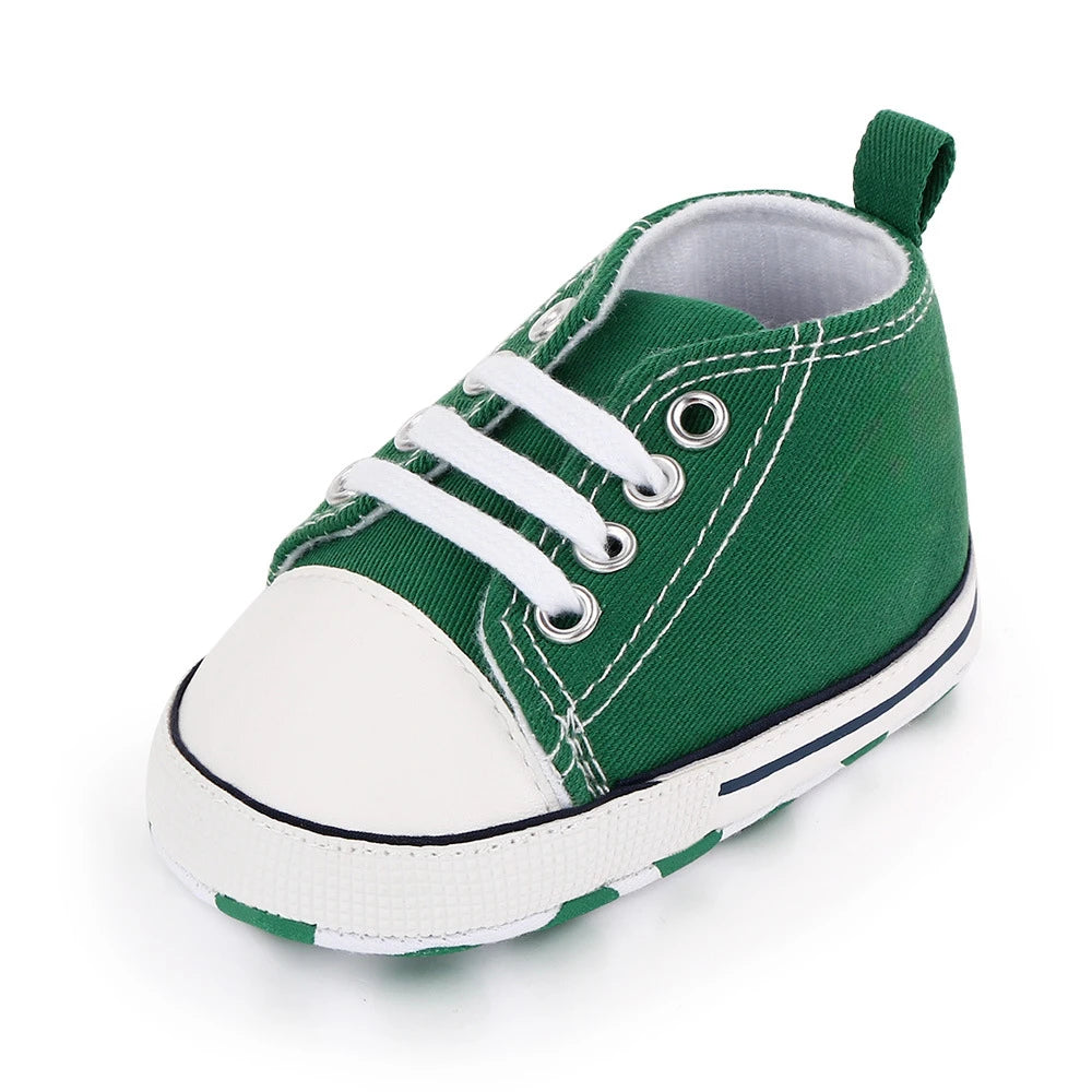 Chic Star-Print Baby Shoes – Stylish & Non-Slip for Early Walkers
