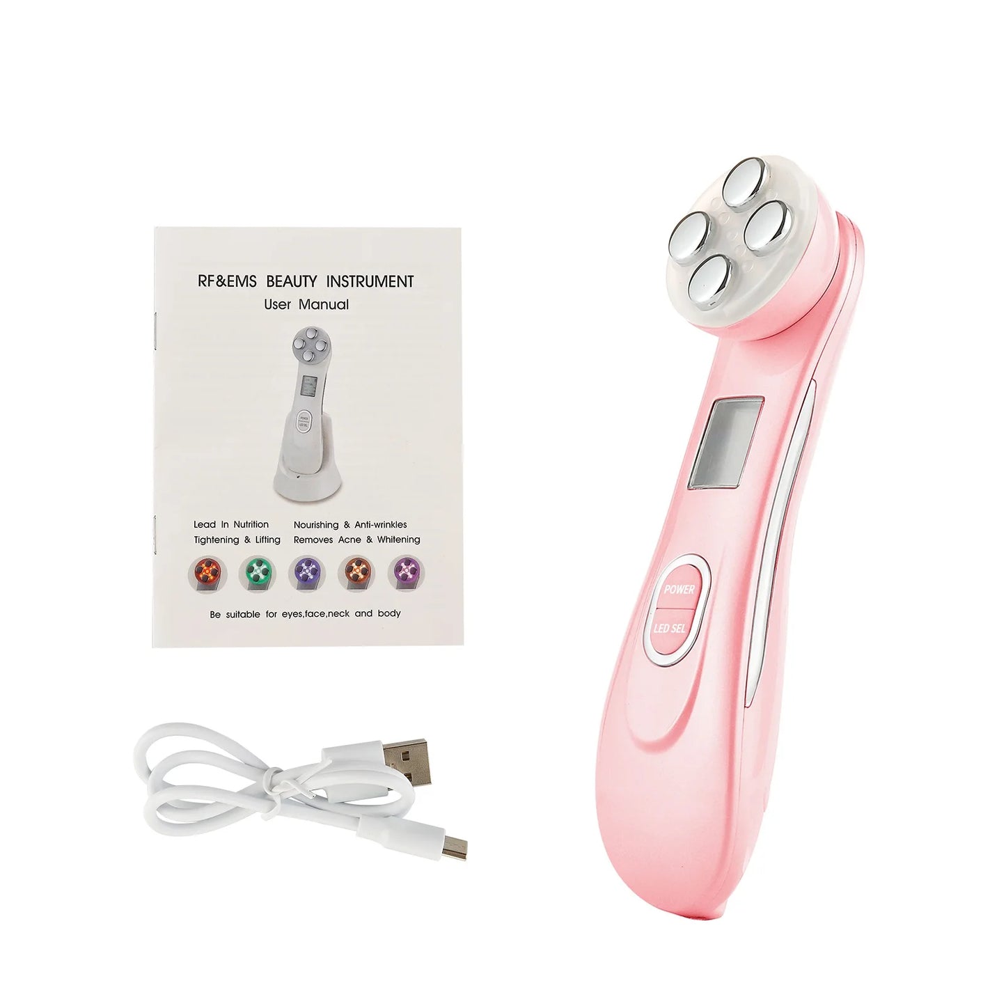 Facial Beauty Device with Photon Electroporation | Advanced EMS Lifting, Deep Skin Tightening & Radiant Rejuvenation Technology