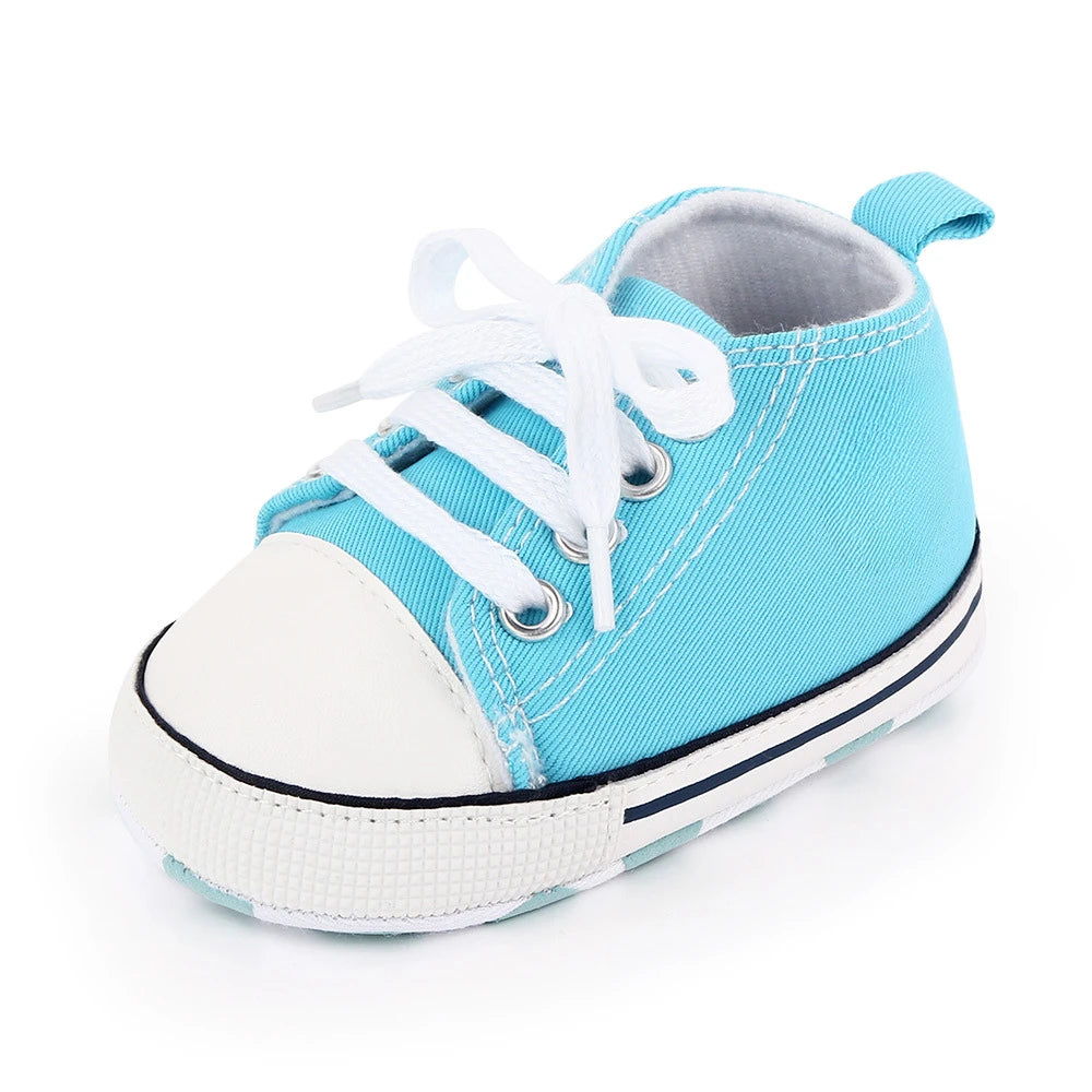 Chic Star-Print Baby Shoes – Stylish & Non-Slip for Early Walkers
