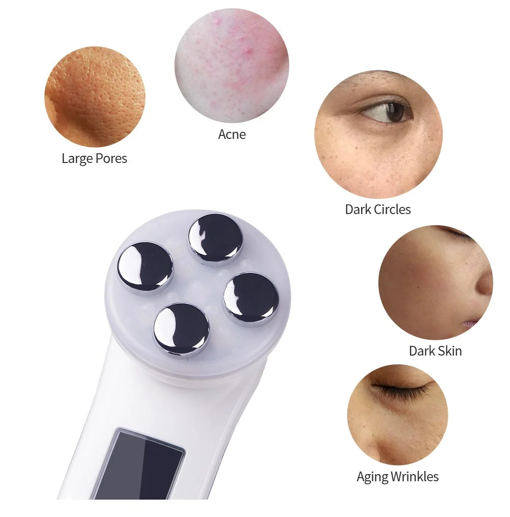 Facial Beauty Device with Photon Electroporation | Advanced EMS Lifting, Deep Skin Tightening & Radiant Rejuvenation Technology