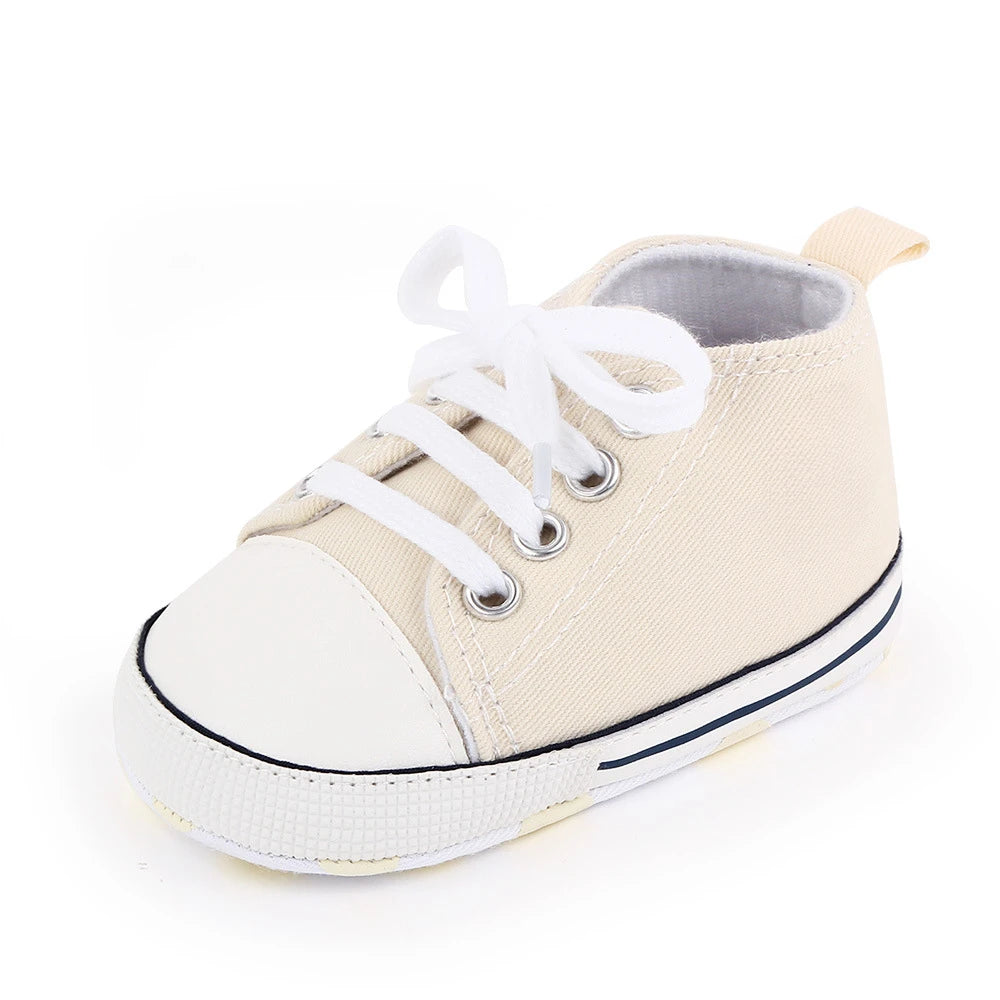 Chic Star-Print Baby Shoes – Stylish & Non-Slip for Early Walkers