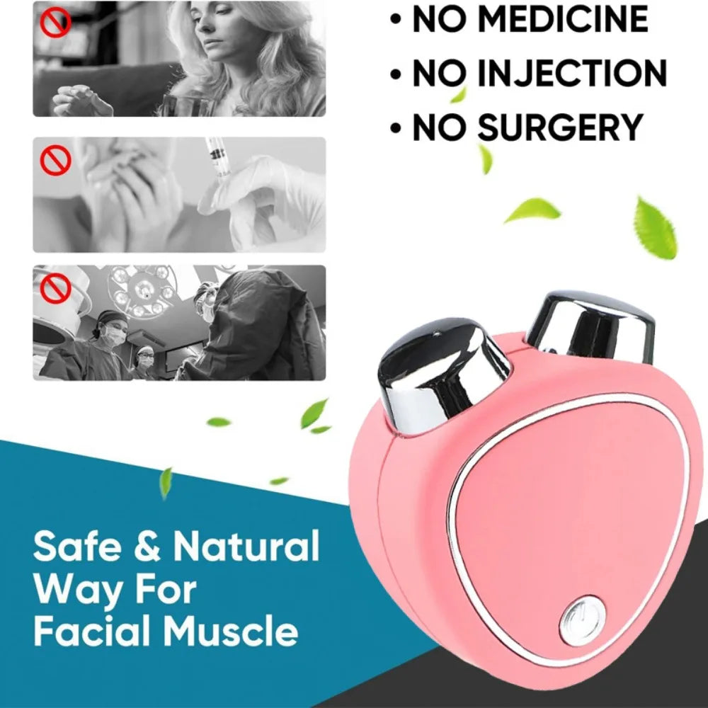 Smart Luxury Skin Lifting & Rejuvenation Device – EMS & Microcurrent Technology for Youthful Radiance
