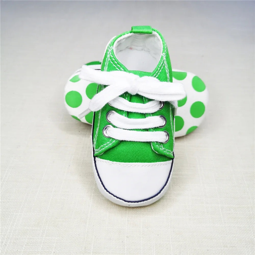 Chic Star-Print Baby Shoes – Stylish & Non-Slip for Early Walkers