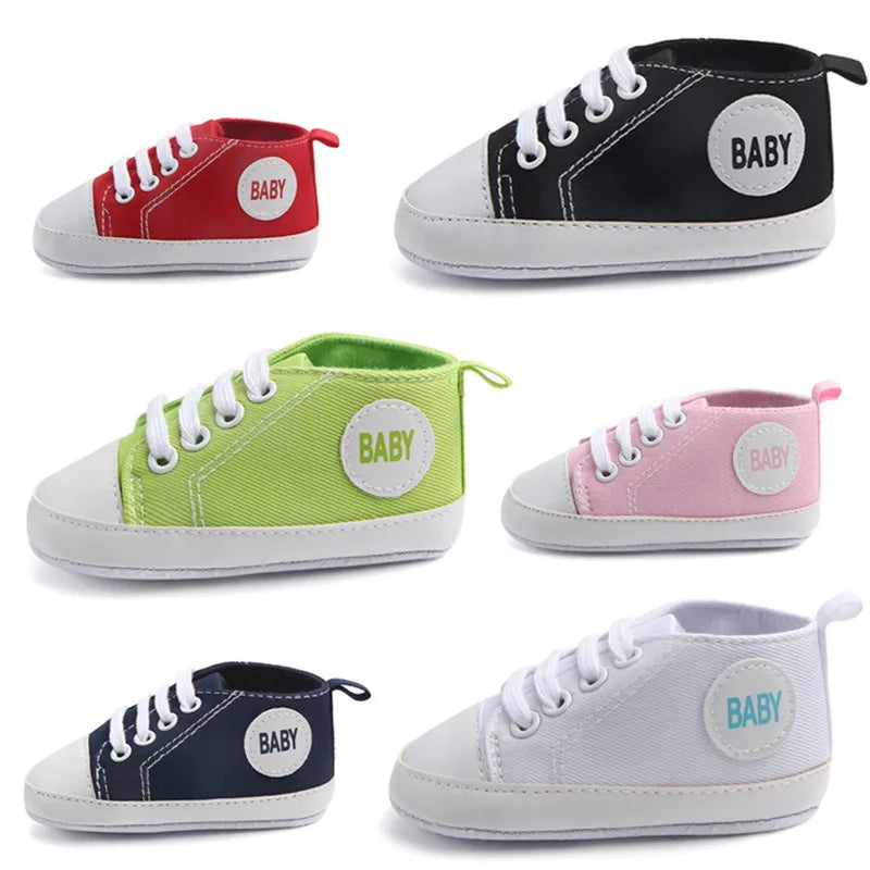 Luxury First-Step Shoes - Classic Star Design That Turns Heads for Your Little One"
