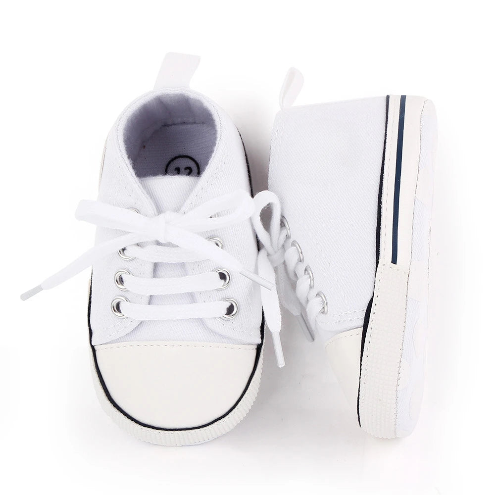 Chic Star-Print Baby Shoes – Stylish & Non-Slip for Early Walkers