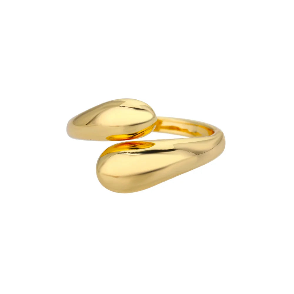 Cinderella Luxury Rings Collection - 316L Stainless Steel Gold Rings for Women