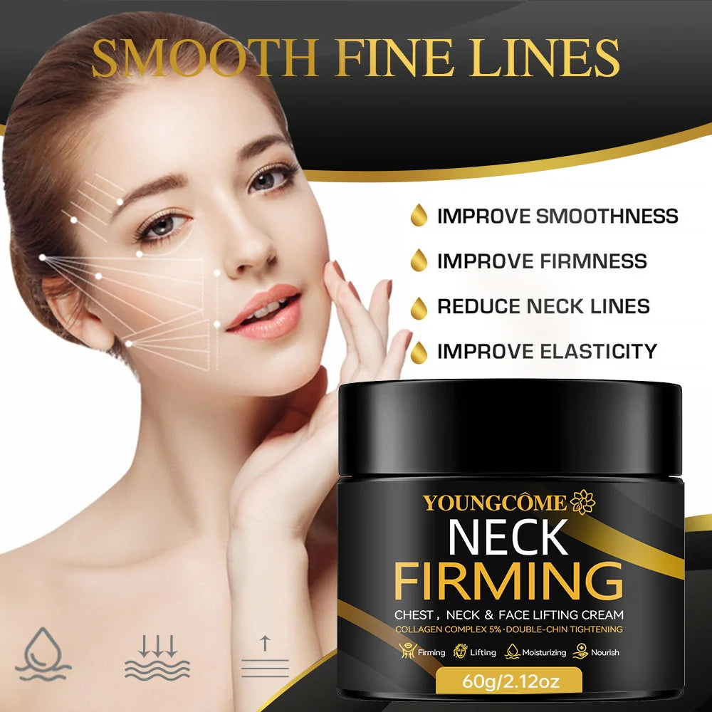 Refined Neck, Chest & Face Firming Cream – Professional Collagen & Retinol Blend for Deep Hydration and Enhanced Skin Elasticity