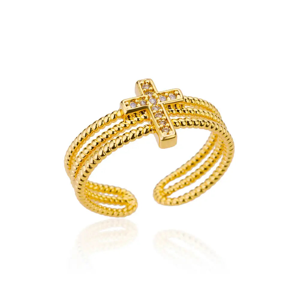 Cinderella Luxury Rings Collection - 316L Stainless Steel Gold Rings for Women