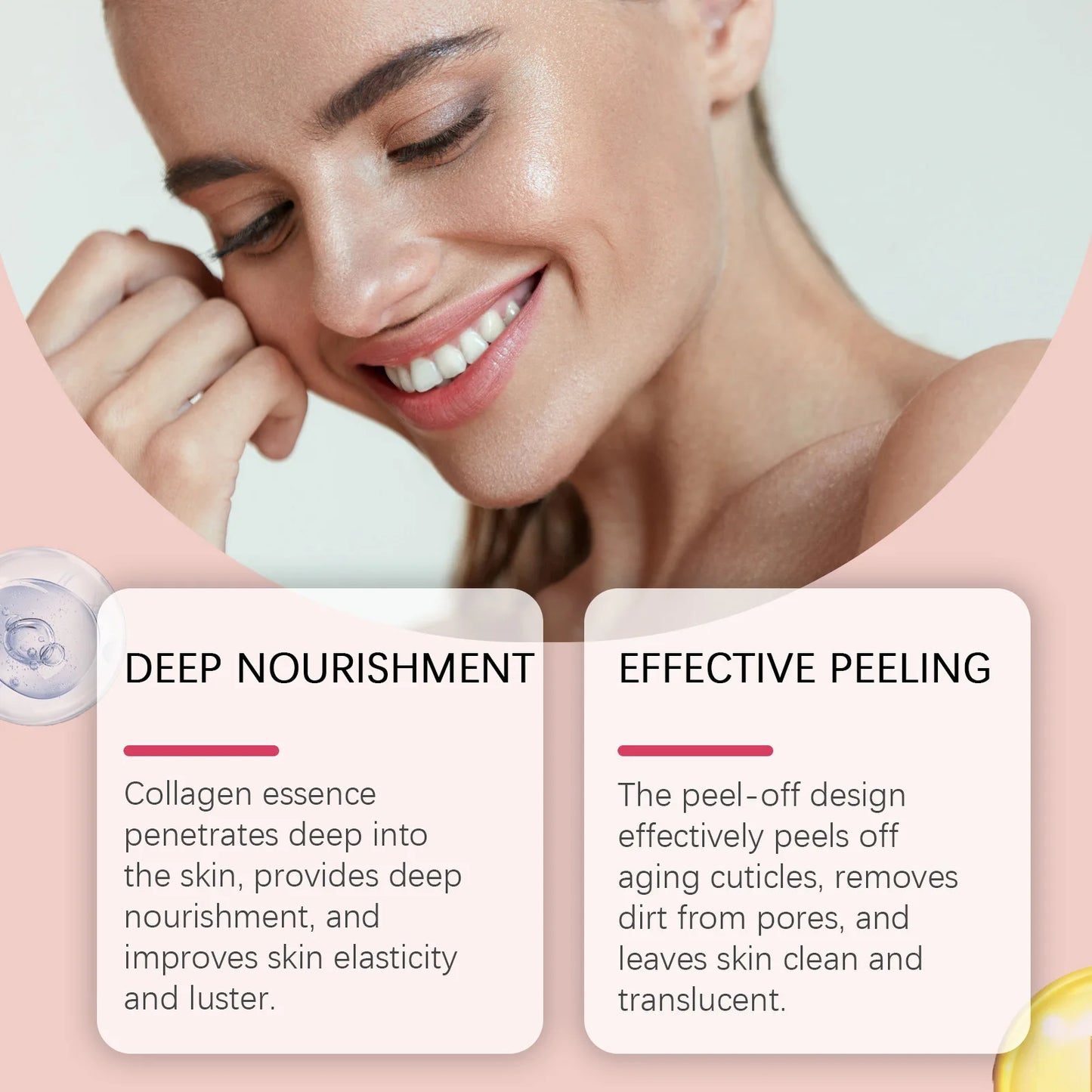 Luxury Collagen Exfoliating Mask – Deep Clean & Korean Skincare Radiance
