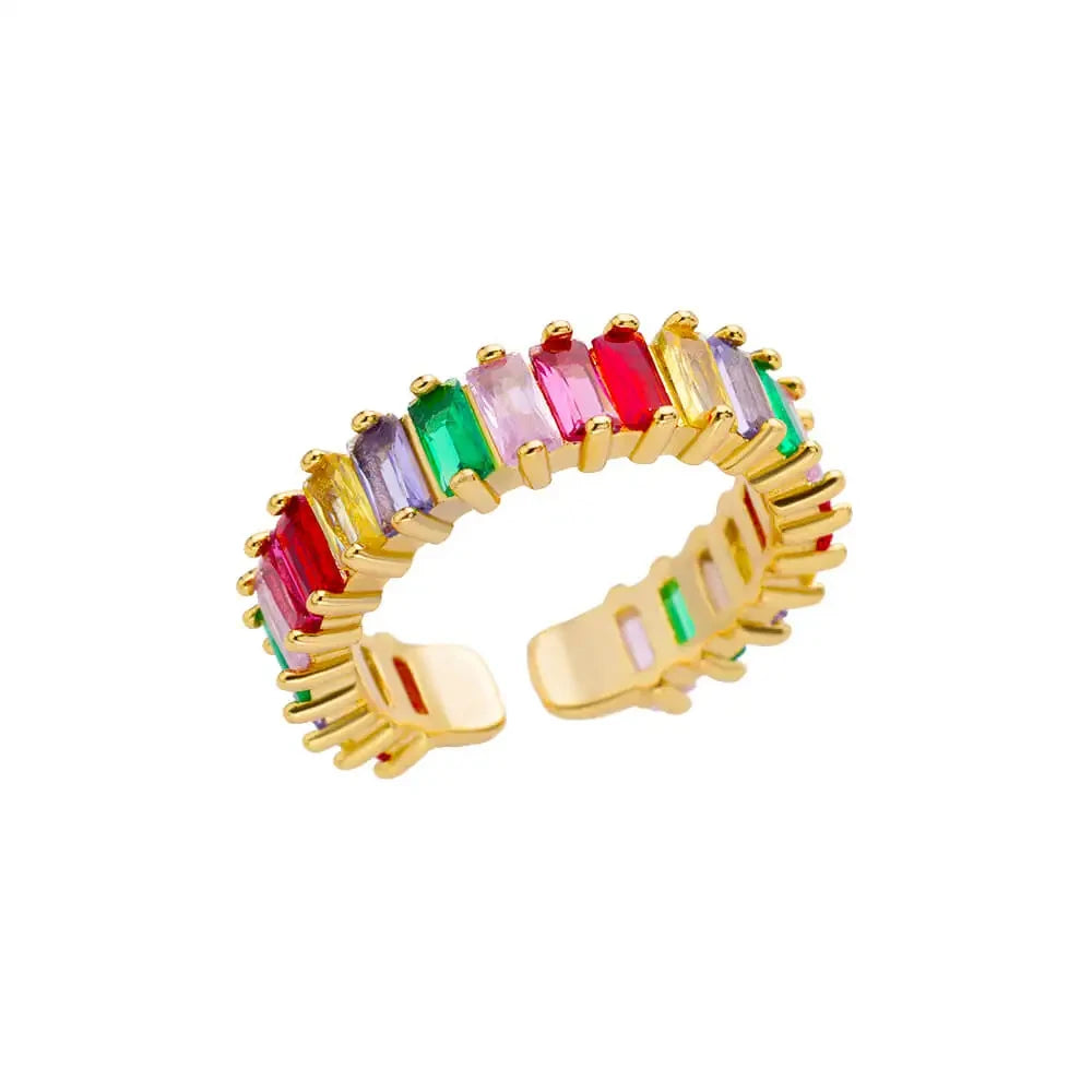 Cinderella Luxury Rings Collection - 316L Stainless Steel Gold Rings for Women