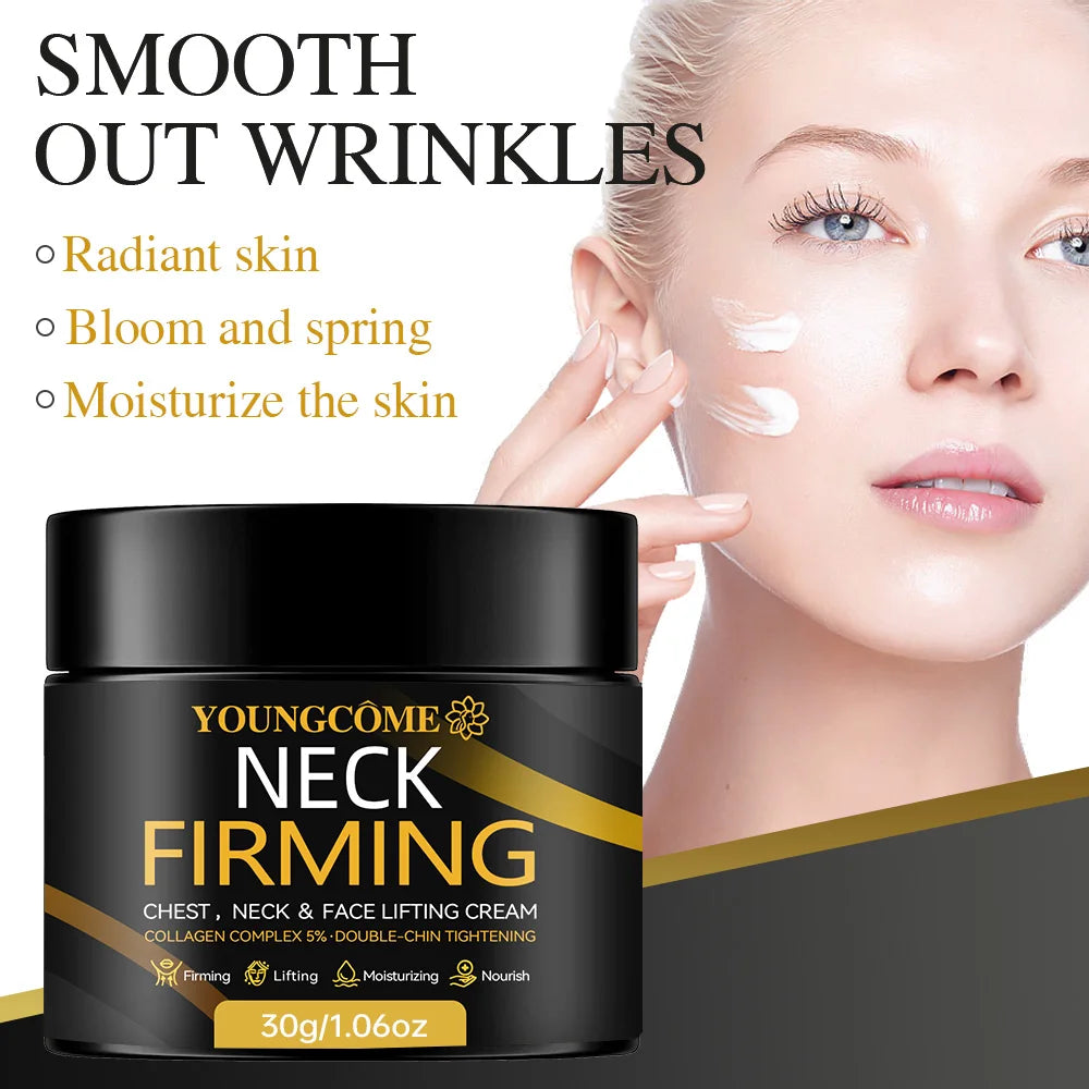 Refined Neck, Chest & Face Firming Cream – Professional Collagen & Retinol Blend for Deep Hydration and Enhanced Skin Elasticity