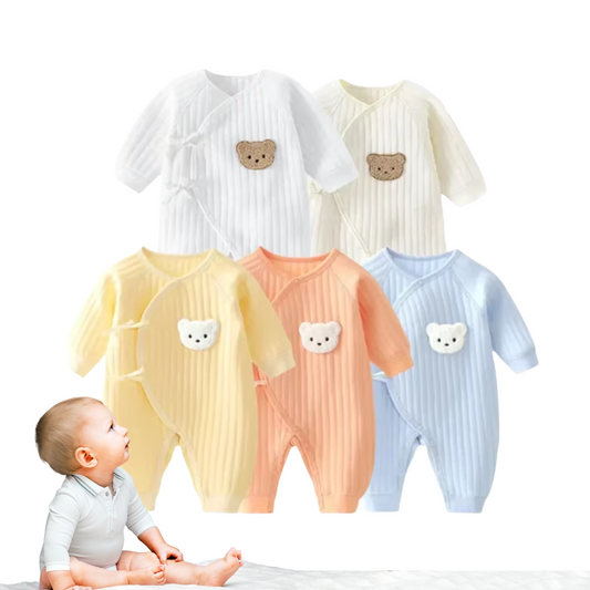 Winter Baby Romper with Long Sleeves – Minimalist One-Piece Design for Timeless Warmth & Effortless Style